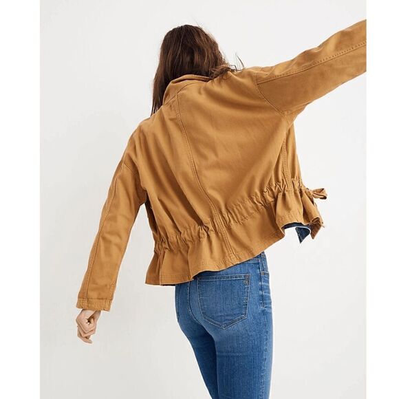 NWOT Madewell Dark Sahara Yellow Southlake Military Jacket - Picture 5 of 8